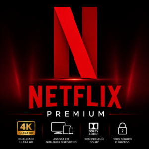 🍿ASSINATURA NETFLIX - Anual